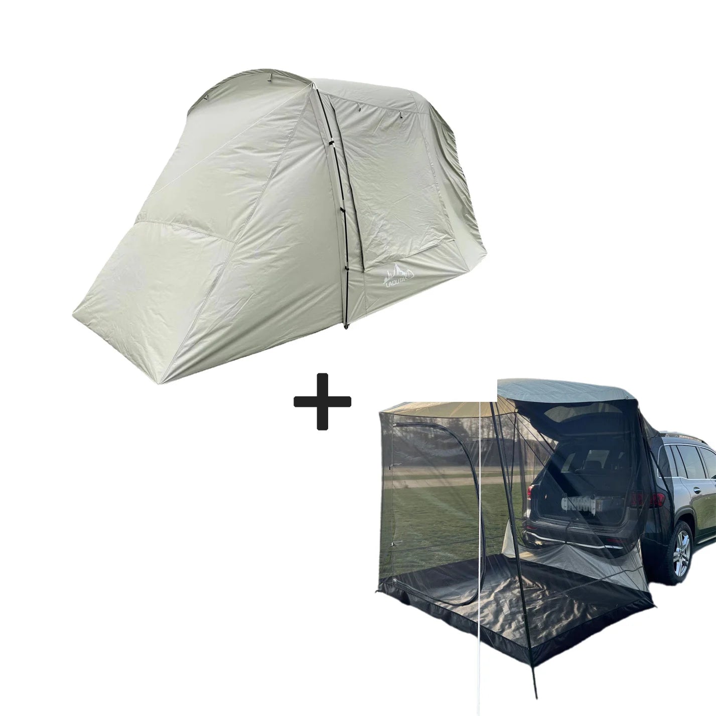 Lohascamping Car box docking tent Portable Waterproof SUV Tail Tent 3-4 people Dome tent Sunshade Tunnel style tent,Large tent,