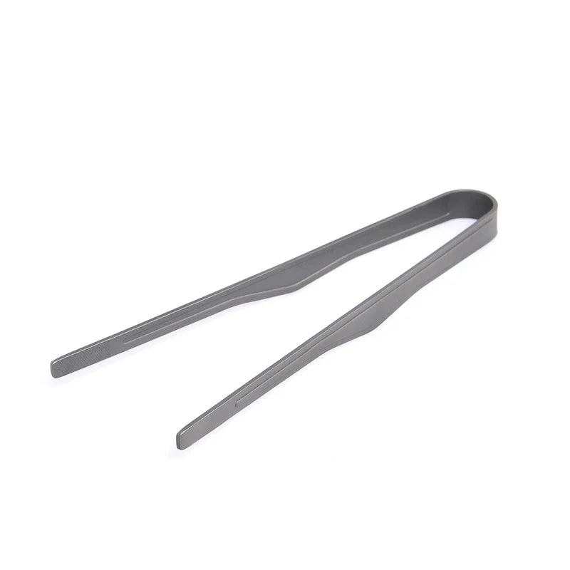 Camping Titanium Tea Cup Clip Outdoor Ultralight Steak Lid Barbecue Antiscalding Tea Tweezer Tableware Toast Tongs