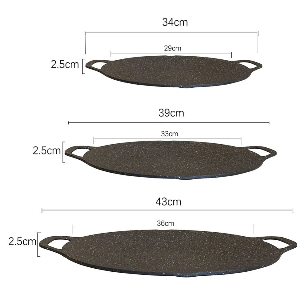 Baking Dishes Pans Non-stick Oil Frying Baking Pan Multi-purpose for Outdoor Camping Kitchen Bakeware Household Tools