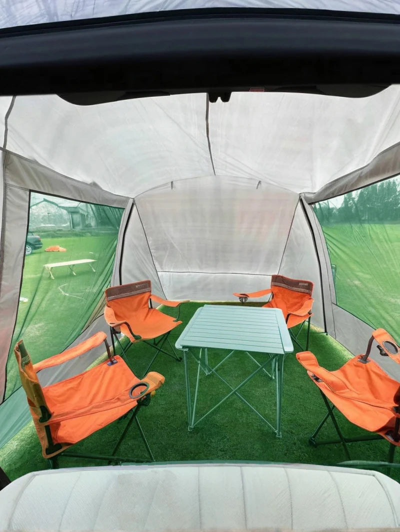 Lohascamping Car box docking tent Portable Waterproof SUV Tail Tent 3-4 people Dome tent Sunshade Tunnel style tent,Large tent,