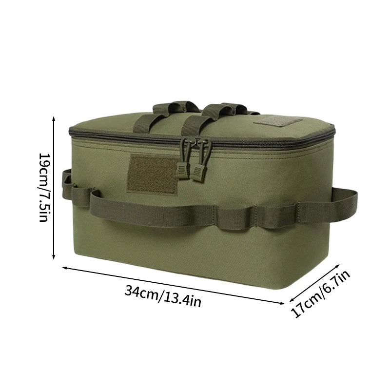 Outdoor Camping Storage Bag Large Capacity Gas Tank Ground Nail Tool Storage Bag Picnic Cookware Organizer Bags