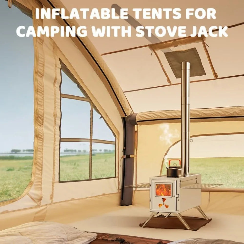 Inflatable Tents for Camping, Blow Up Tent with Hand Pump, Waterproof Oxford Air Tent for Campings Adult, Outdoor Camping Tents