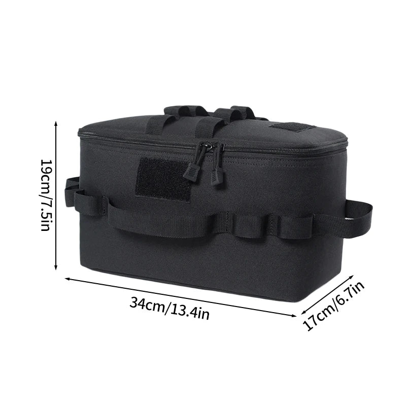Outdoor Camping Storage Bag Large Capacity Gas Tank Ground Nail Tool Storage Bag Picnic Cookware Organizer Bags