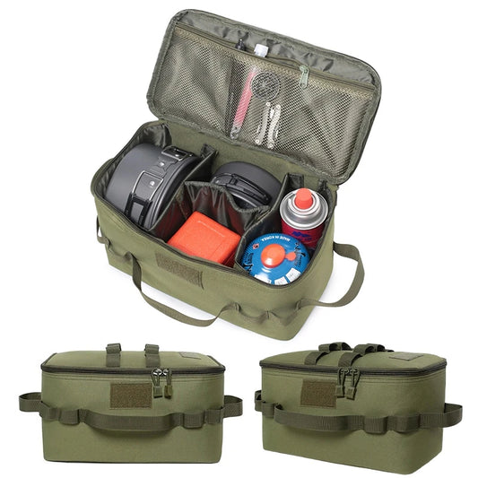 Outdoor Camping Storage Bag Large Capacity Gas Tank Ground Nail Tool Storage Bag Picnic Cookware Organizer Bags