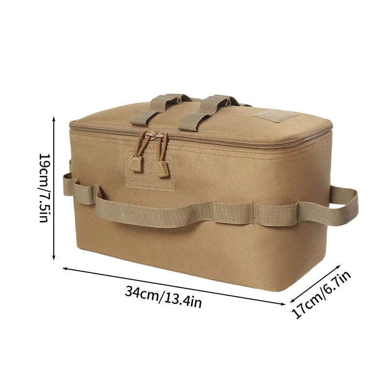 Outdoor Camping Storage Bag Large Capacity Gas Tank Ground Nail Tool Storage Bag Picnic Cookware Organizer Bags
