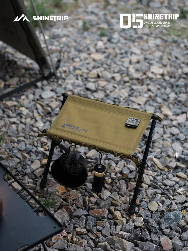 ShineTrip Outdoor 05 Series Mazza Ultra Light Folding Storage Aluminum Alloy Portable Folding Stool Mazza