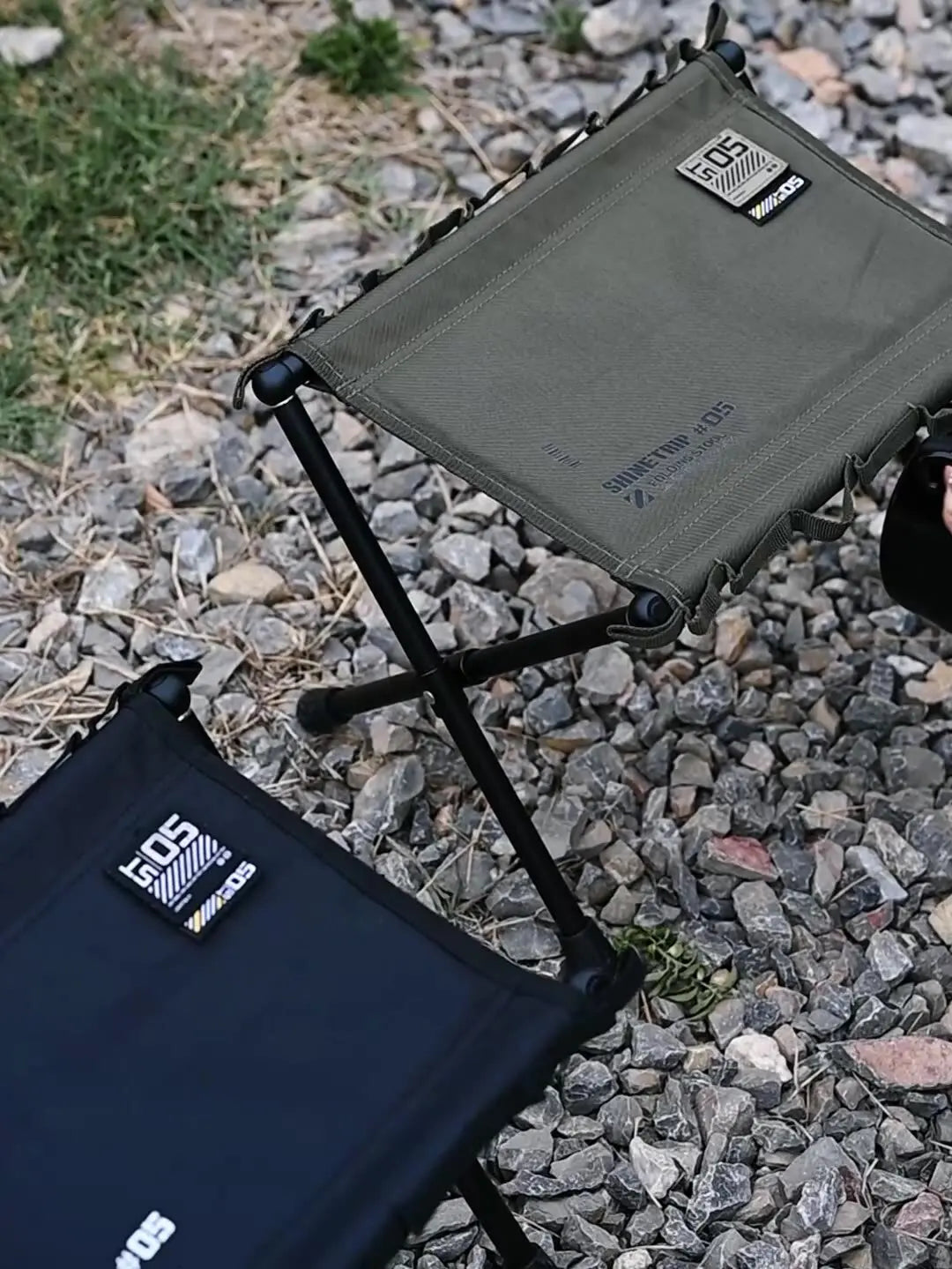 ShineTrip Outdoor 05 Series Mazza Ultra Light Folding Storage Aluminum Alloy Portable Folding Stool Mazza
